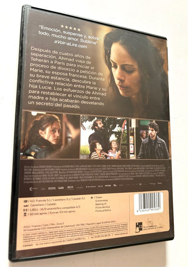 DVD El Pasado - Drama Familiar