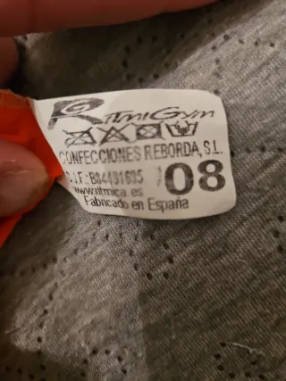 Costume da Ginnastica Ritmica Multicolore