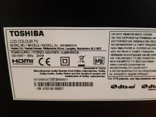 Smart TV Toshiba para piezas