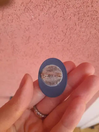 2 spille vintage cammeo resina