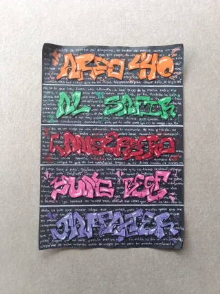 Póster Rap Español Personalizado