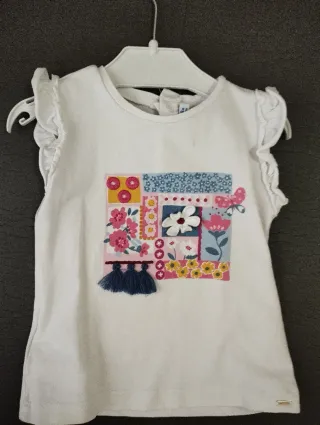 Camiseta Mayoral corta flores