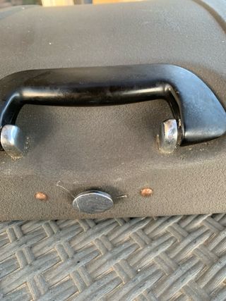 Macchina da scrivere Japy vintage con custodia