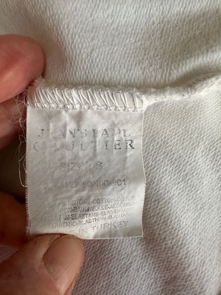 Jean Paul Gaultier Chaqueta Blanca Floral