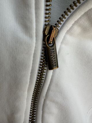 Jean Paul Gaultier Chaqueta Blanca Floral