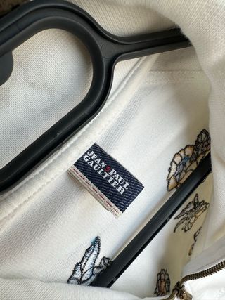 Jean Paul Gaultier Chaqueta Blanca Floral