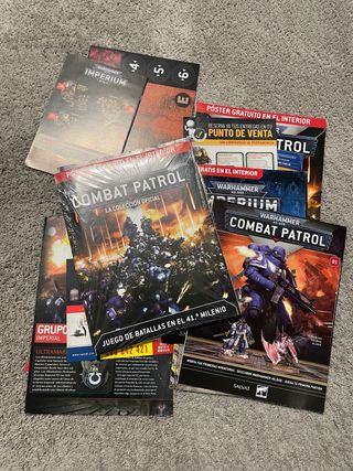 Warhammer 40.000 Combat Patrol lote folletos