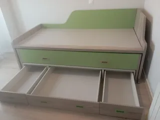 Cama nido con 3 cajones