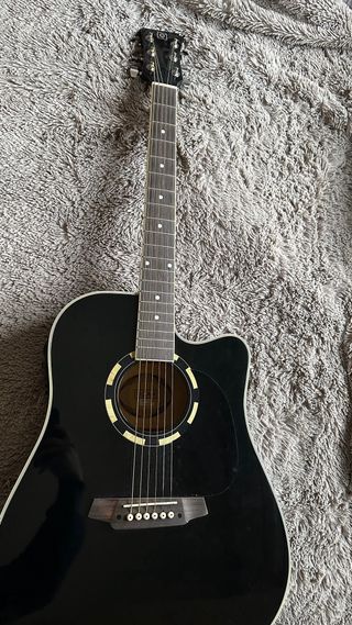 Guitarra Acústica Oqan Negra