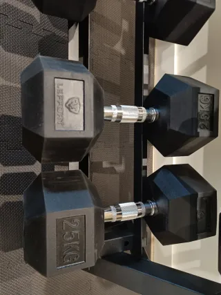 Mancuernas Hexagonales hasta 25kg