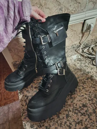 Botas plataforma Pull&Bear talla 36