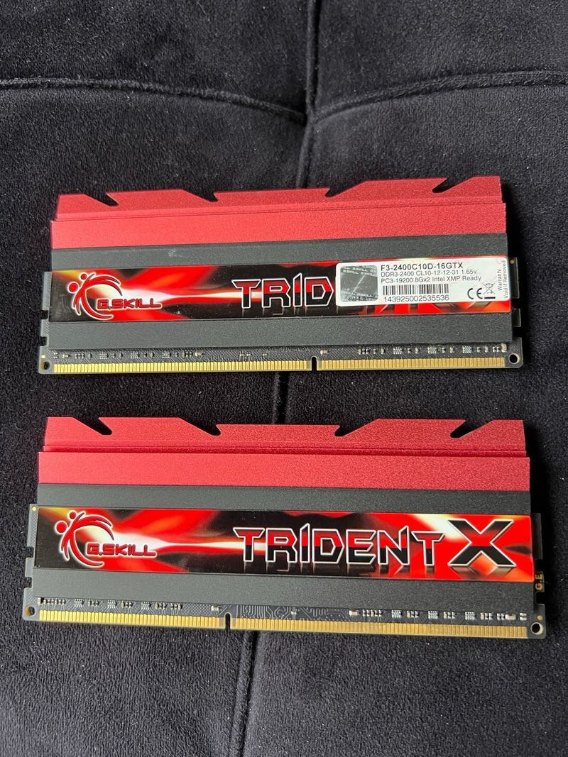 2x G.Skill TridentX DDR3 16GB 2400MHz afbeelding 2