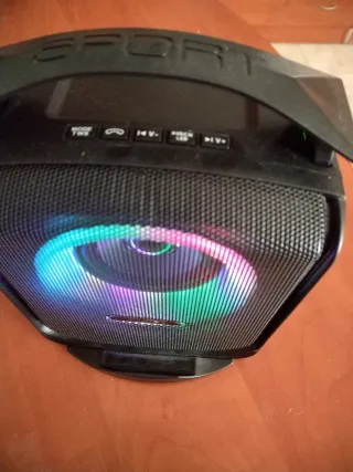 Altavoz Fenton Bluetooth Luces LED Potente