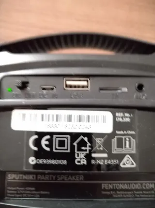 Altavoz Fenton Bluetooth Luces LED Potente