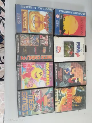 Conjunto di giochi Sega Mega Drive