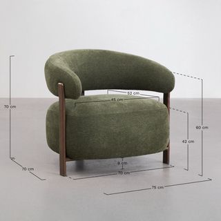 Sillón chenilla Sklum NUEVO