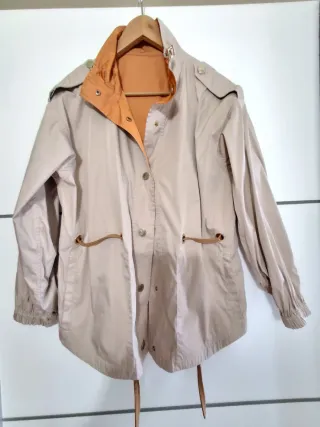 Gabardina reversible Purificación García,  oversiz