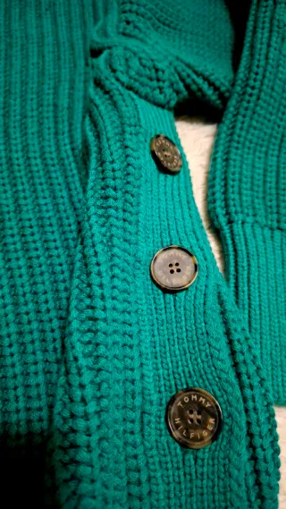 Maglione Tommy Hilfiger Verde Donna L