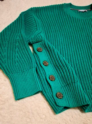 Maglione Tommy Hilfiger Verde Donna L