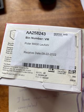 Reloj GPS Polar M430 Blanco