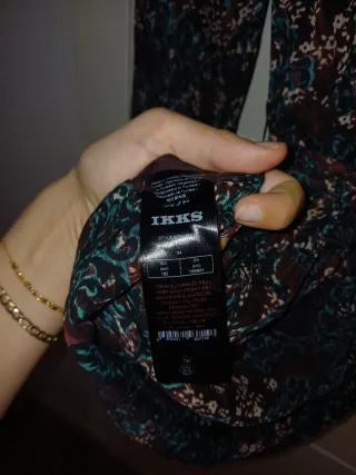 Vestido IKKS estampado floral