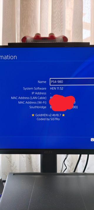 PS4 Slim Silver GoldHen 11.52