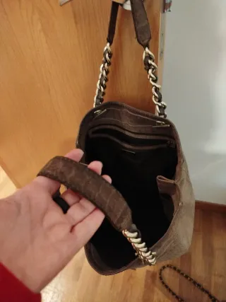 Bolso Carolina Herrera grande camel