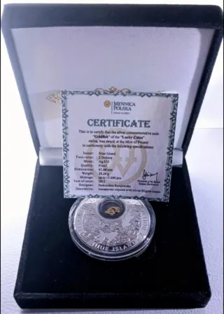 Niue 2 Dollari Carpa Dorata 2013 Proof