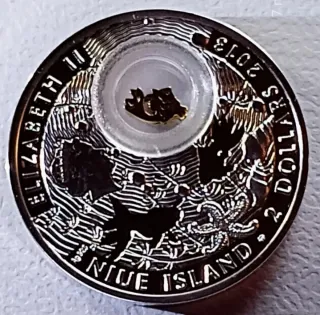 Niue 2 Dollari Carpa Dorata 2013 Proof