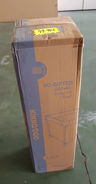 Cuna de viaje Kikkaboo SO GIFTED plegable