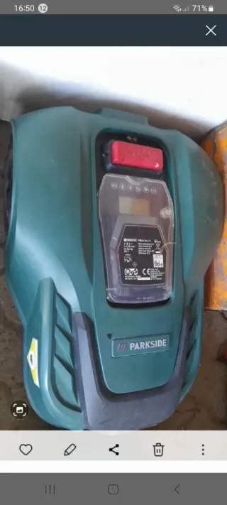 Robô corta relva Parkside