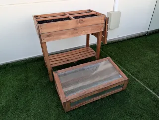 Huerto Invernadero Madera