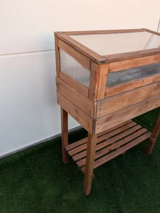 Huerto Invernadero Madera