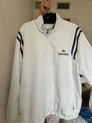 Chaqueta Lacoste Blanca clásica