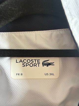 Chaqueta Lacoste Blanca clásica