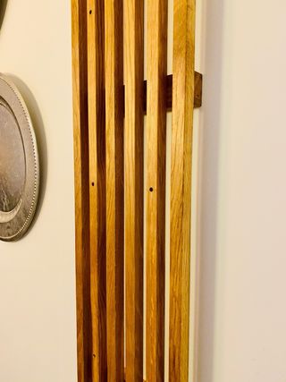 Appendiabiti in legno con stecche