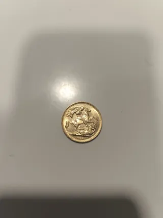 Soberano de oro Victoria Velada