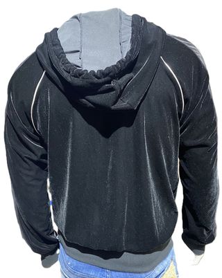 Sudadera con capucha de terciopelo D&G