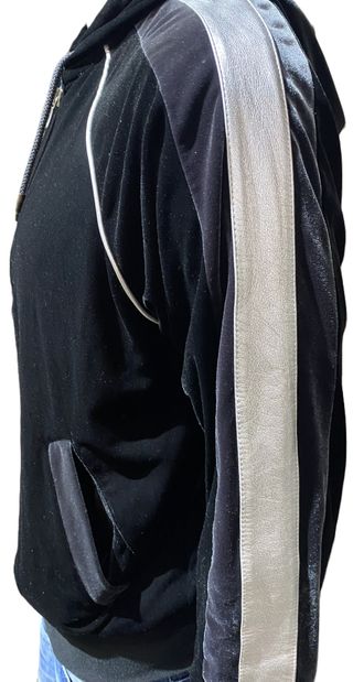 Sudadera con capucha de terciopelo D&G