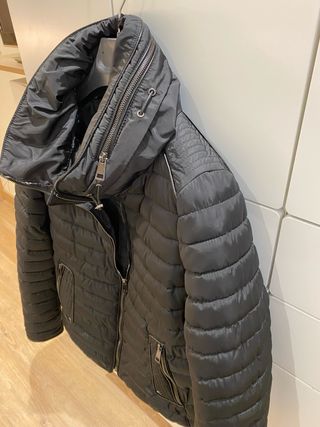 Chaqueta acolchada negra mujer Talla L