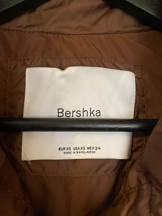 Chaleco acolchado mujer marrón talla XS