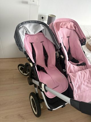 Carrito Bugaboo Doble Rosa