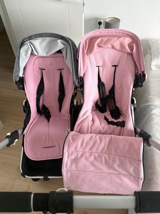 Carrito Bugaboo Doble Rosa