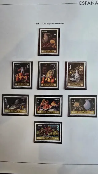 Álbum de sellos España 1975