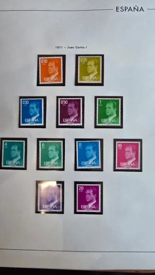 Álbum de sellos España 1975