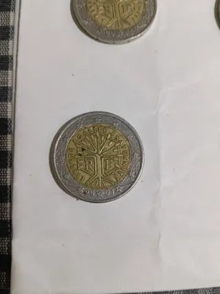 Monedas 2€ Francia con errores