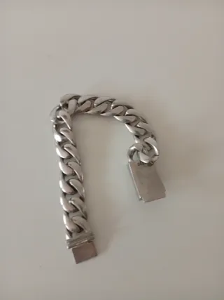 Esclava cubana Acero Inoxidable Mezclado con plata