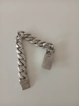 Esclava cubana Acero Inoxidable Mezclado con plata