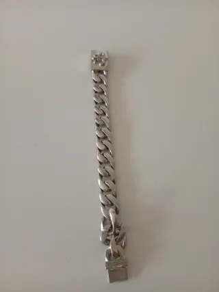 Esclava cubana Acero Inoxidable Mezclado con plata