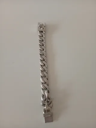 Esclava cubana Acero Inoxidable Mezclado con plata